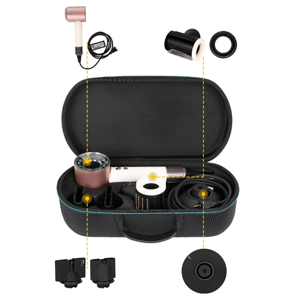 Hard EVA Bag for Dyson Supersonic Nural HD16 Electric Hair Dryer