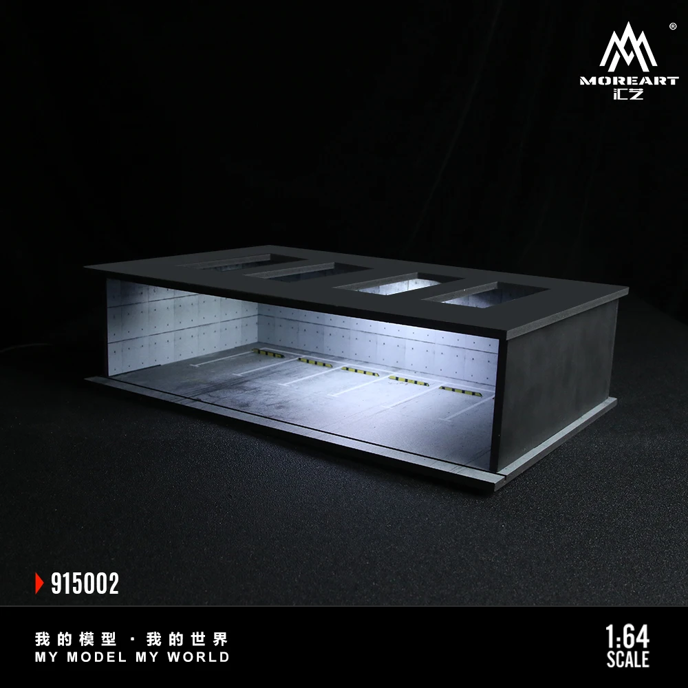 ศิลปะเพิ่มเติม 1:6 ใต้ดินที่จอดรถโรงรถแสง Diorama, รุ่นแสง Diorama สําหรับจอแสดงผลและคอลเลกชันและของขวัญ