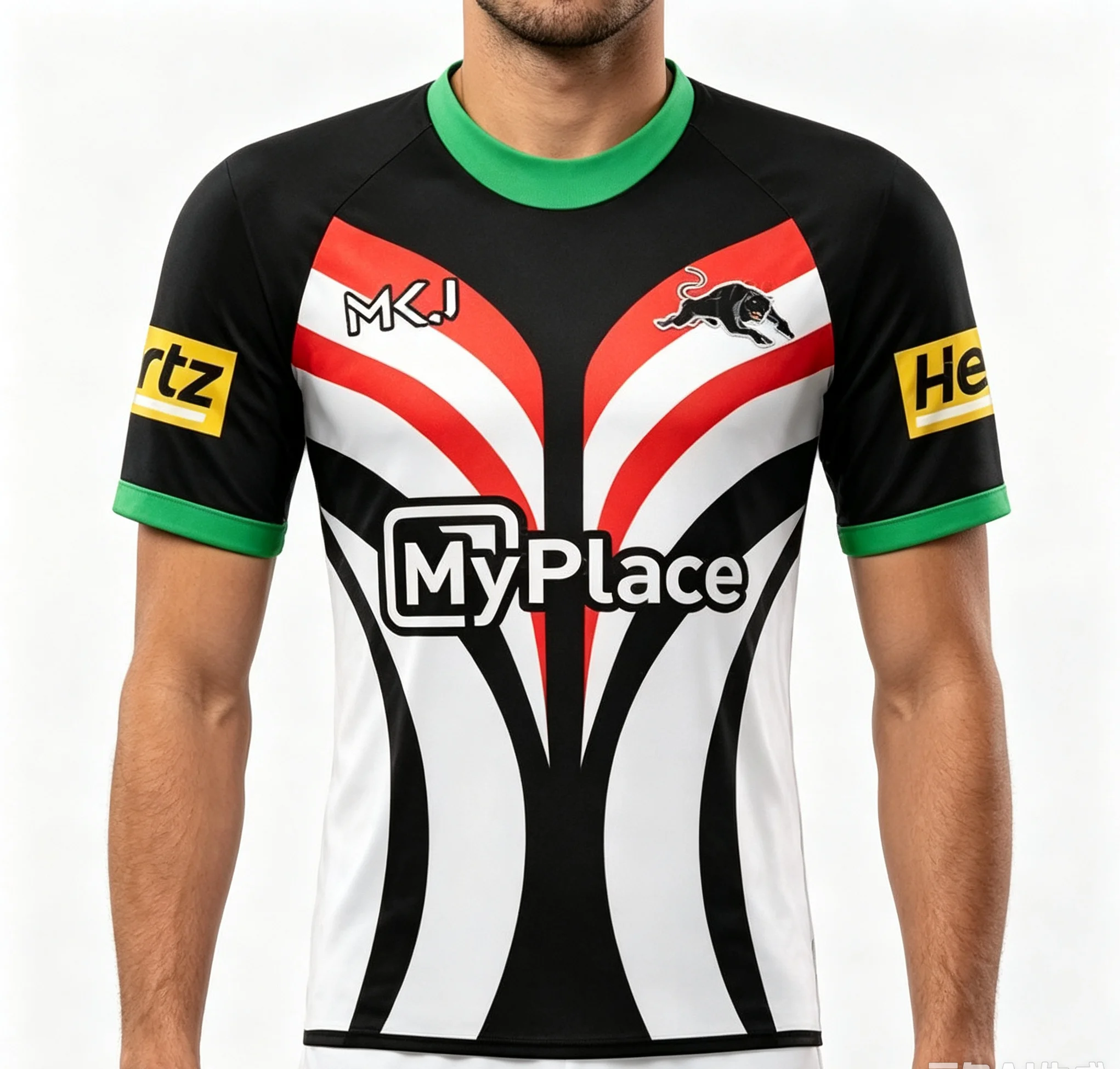2026 NRL Olivgrünes Rugby-Trikot Trainingsanzug 3D-Druck Sommer-Sport Atmungsaktiv Schnelltrocknend Dünnes Familien-T-Shirt – Detail 6