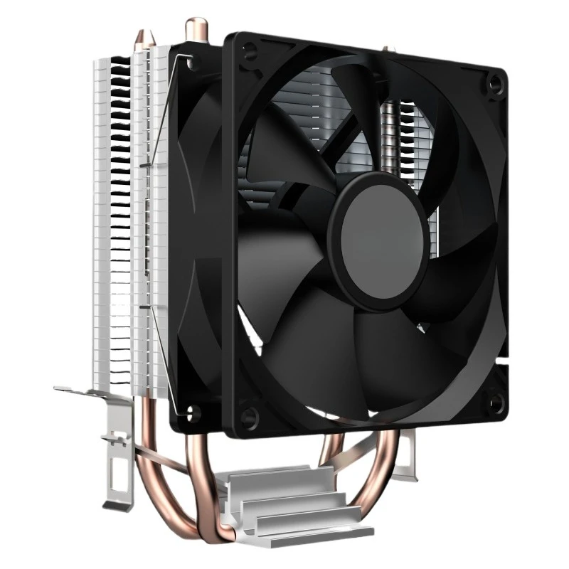 For Desktop Computer CPU Radiator Fan 2 Copper Tube 1150/1151/1700/2011AMD