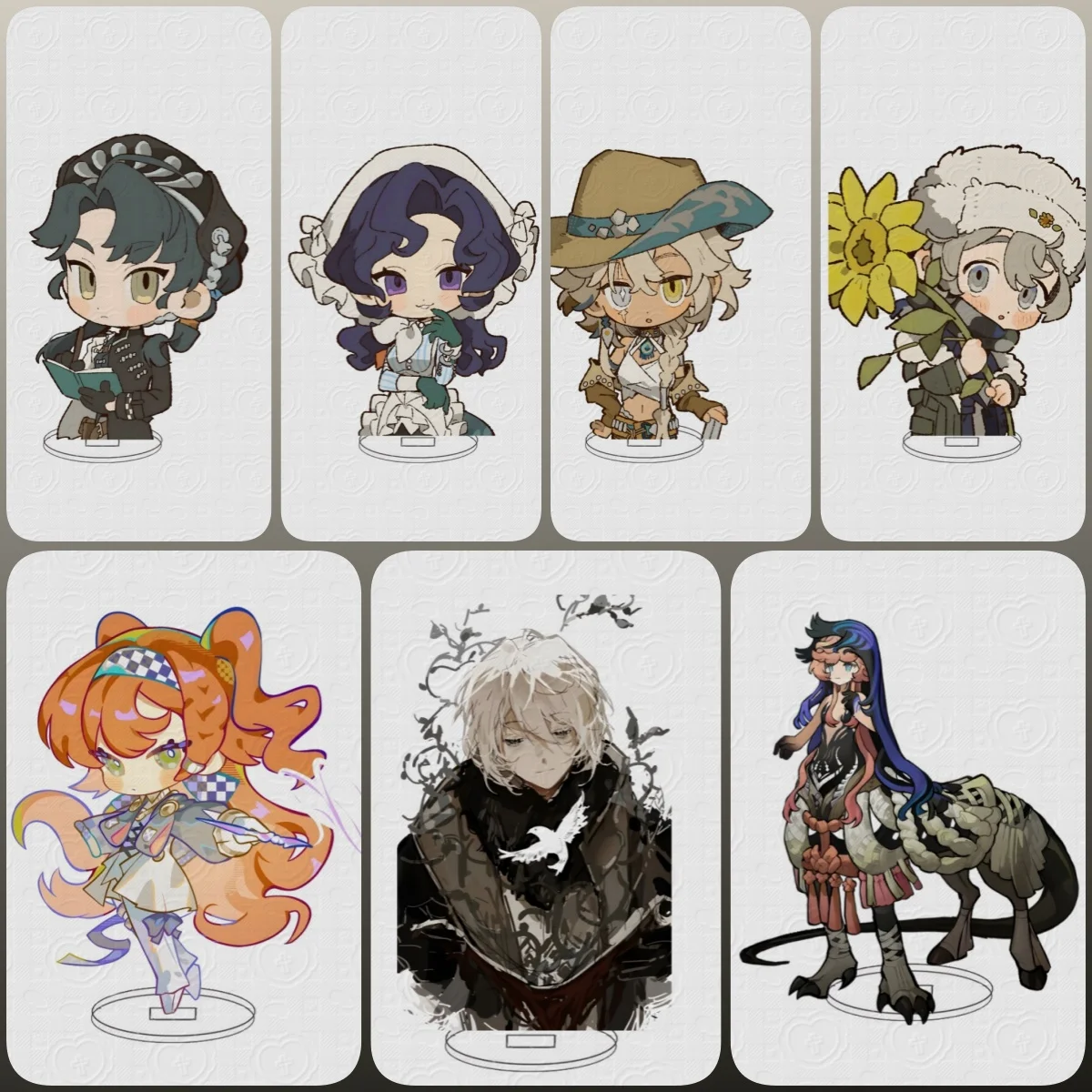 

10CM game Reverse:1999 workshop Acrylic Stand Model Cosplay Charm Characters Ornament Accessories Christmas Collection Gifts
