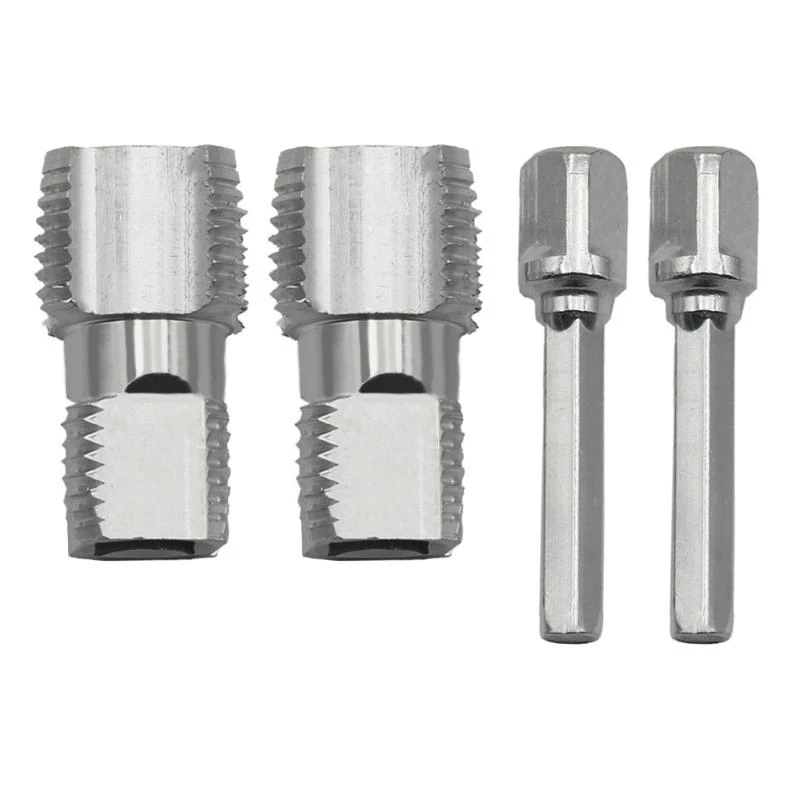 

652F PVC Thread Maker Tool for Electric Drill,Plastic Pipe Threader 1/2inch 3/4inch PVC Pipe Threading Dies Pipe Threader