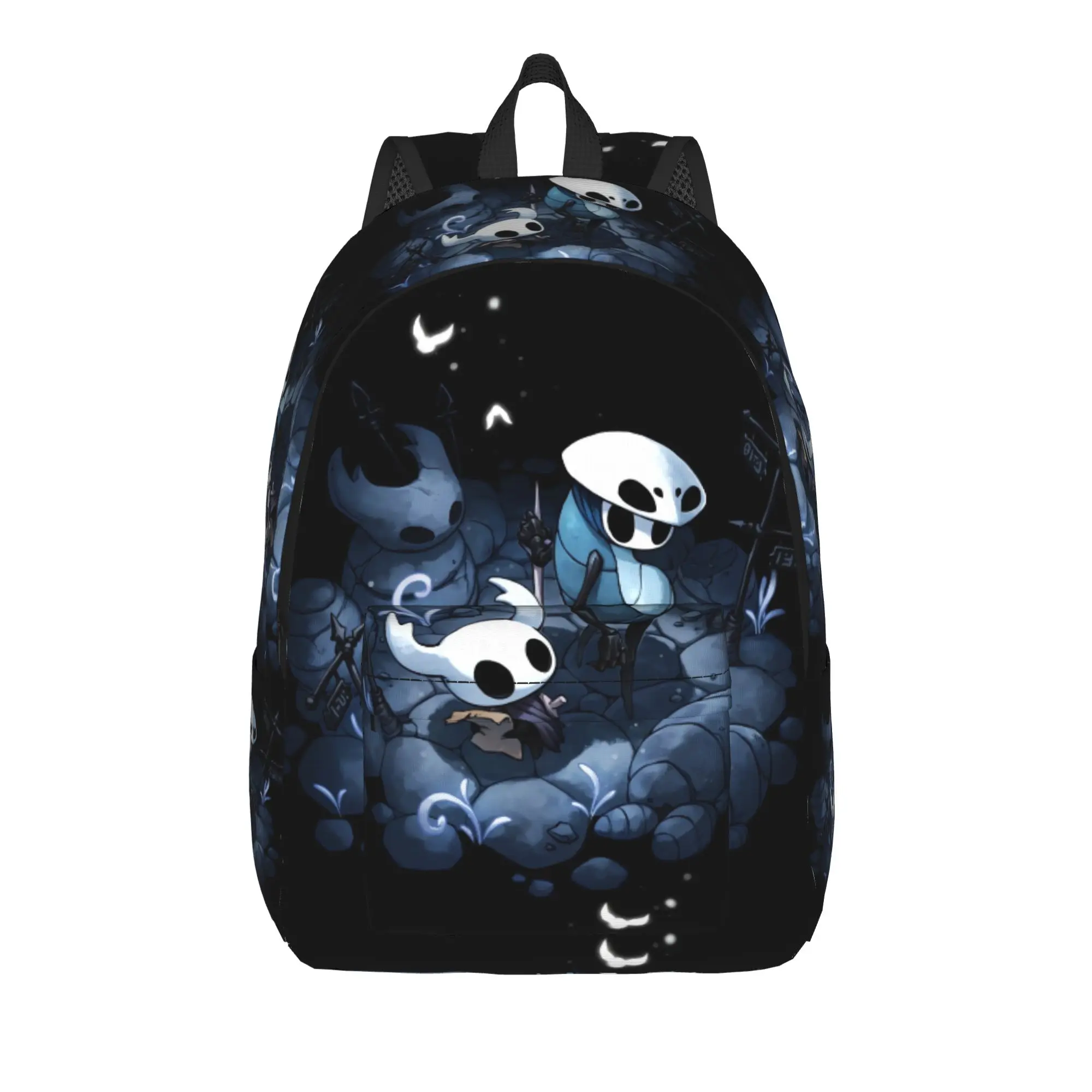 Hollow Knight Video Game Backpack  Travel Backpacks Student Colorful Pattern School Bags Aesthetic Rucksack