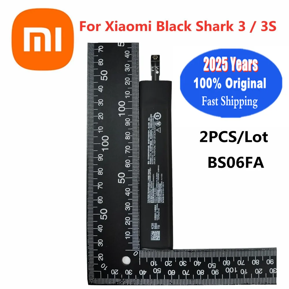 

2 шт./лот, оригинальный аккумулятор BlackShark BS06FA для телефона Xiaomi Black Shark 3 3S, аккумулятор большой емкости