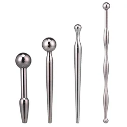 4 Styles Metal Urethral Dilators Masturbation Sex Toys For Men Penis Plug Metal Urethral Plug Beads Penis Insert Sounding Rod 18