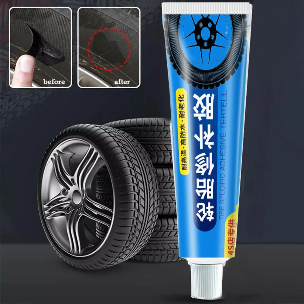 

Car Seal Tire Glue Crack Repair Adhesive Rubber Multifunctional Accessory Automobile Motorcycles Bonding Sidewall Puncture K7V8