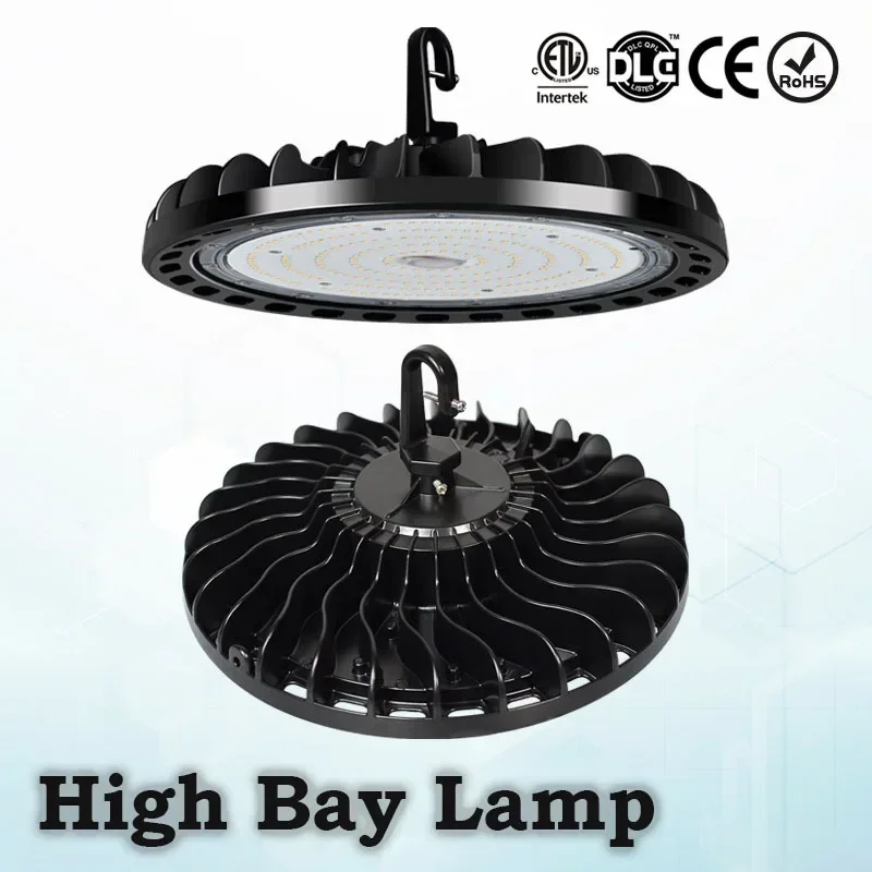 

Latest 100W UFO High Bay Lamp Super Brightness Engineering Industrial Lighting Workshop Factory Warehouse Stadium LED Light Hot