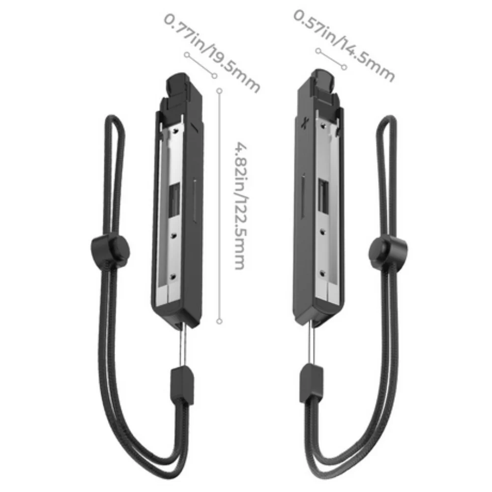 For Joy-Con Controller Adapter for Switch Console to Connect Switch 1 Controllers Plastic Black Adapter Size 5 x .8 x 14.5 cm