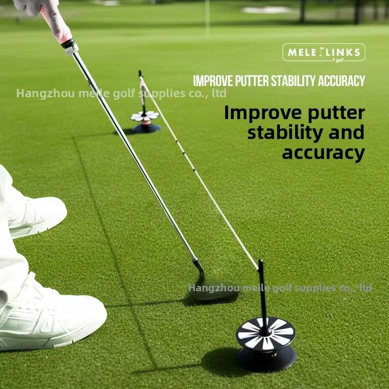 Golf Putter Practitioner with Green Rope Hole Cup Set, Model T-260312 Golf Supplies Accessories