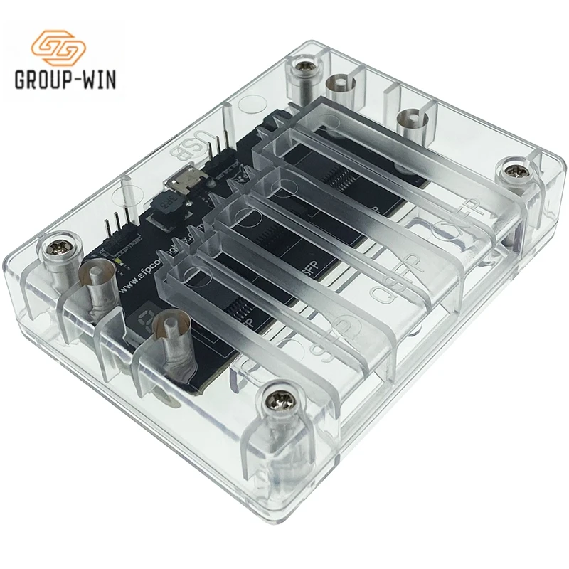 sfp programmer CodingBox, SFP/SFP+/SFP28, XFP, QSFP/QSFP28 Code Programmer Coding Board Box, Read DOM