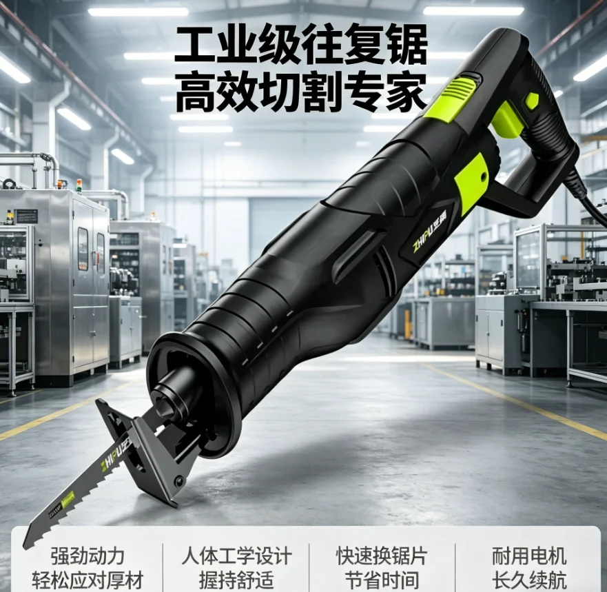 

220V Powerful German Schipper Electric Saw with Multifunctional Horse Saw Blade for Home Use LYH