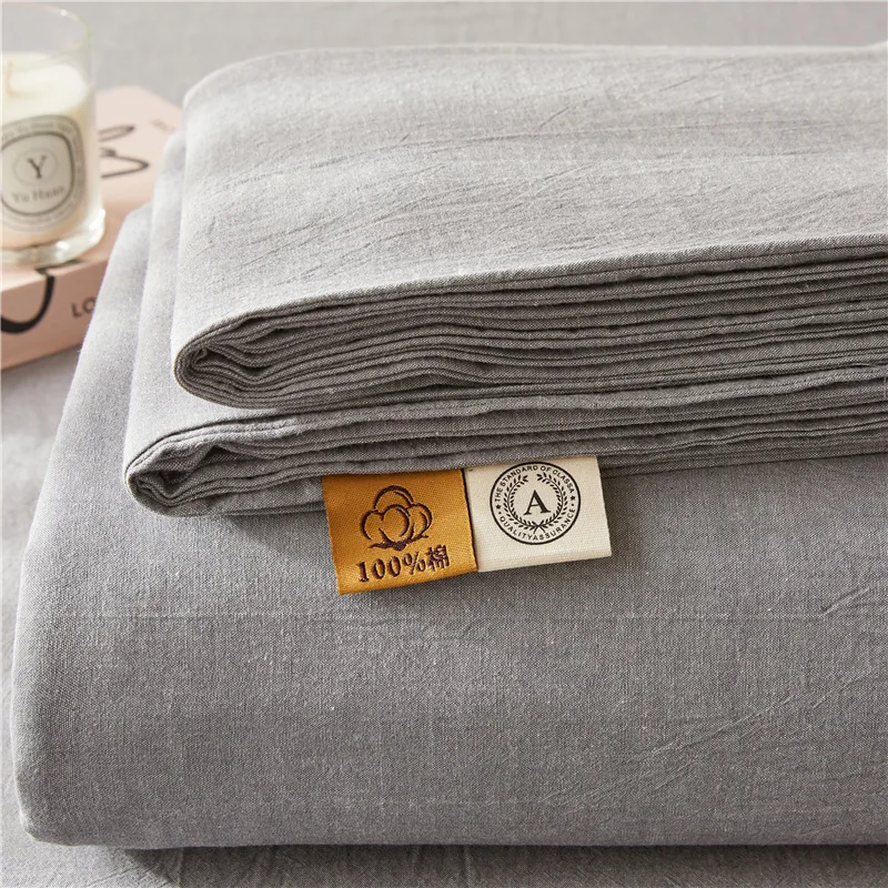 Yarn Dyed Minimalism Stripes Percale Cotton Fitted Sheet