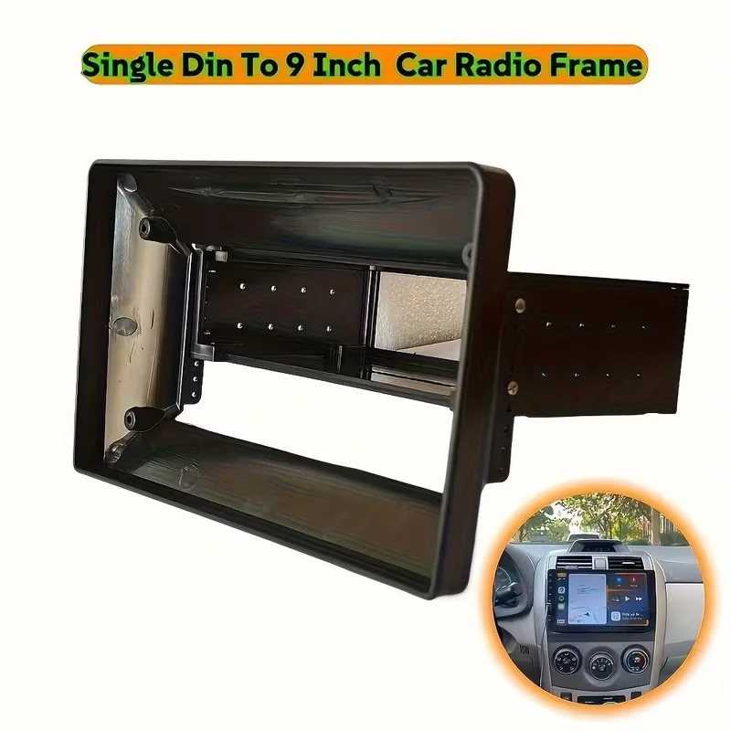 

Универсальный автомобильный стерео радиоприемник, сенсорный экран, стерео монтажный кронштейн для 1 DIN, адаптер для приборной панели с одним слотом, навигационная панель