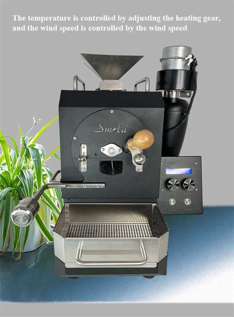 Professional 300g Rotate Drum Coffee Bean Roaster Small Stainless Steel Coffee Bean Roasting Machine Electric Heating Commercial