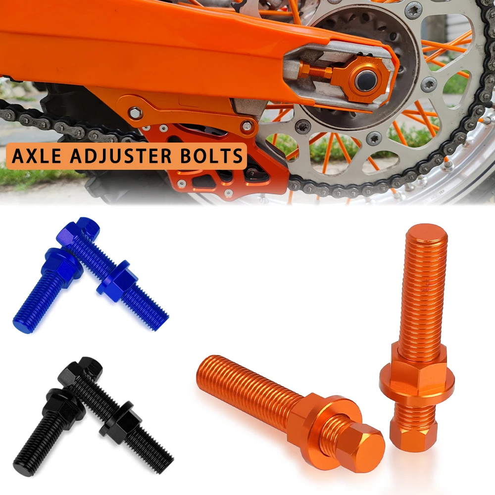 

2023 Moto For KTM 1050 ADVENTURE 2015-2016 1090 1190 ADVENTURE/R Motorcycle Aluminium Accessories Chain Axle Adjuster Bolt Nuts