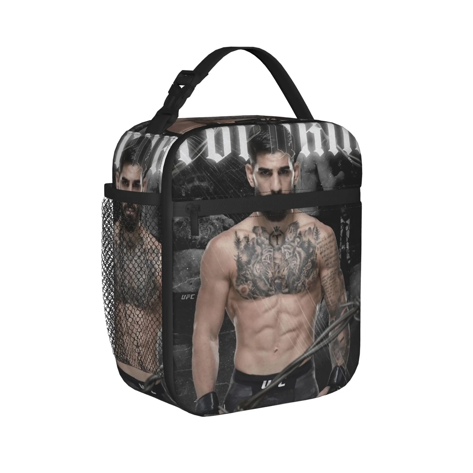Ilias Topurias Wrestling Wrestler Insulated Lunch Bag for Men Women  Food Bag Leakproof Thermal Cooler Lunch Boxes For Work