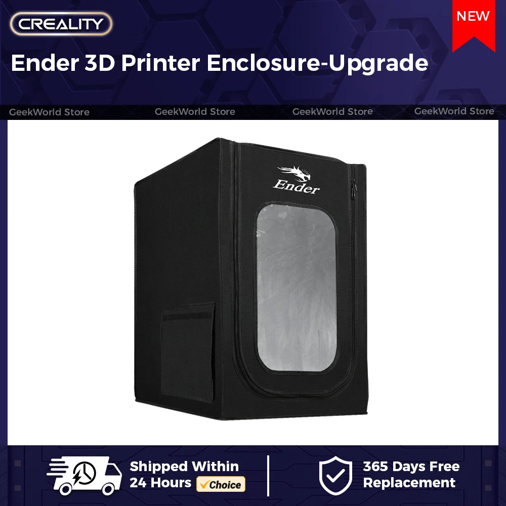 

Creality Ender 3D Printer Enclosure-Upgrade Dustproof Fireproof Constant Temperature Protective Cover for 3D Printer Parts