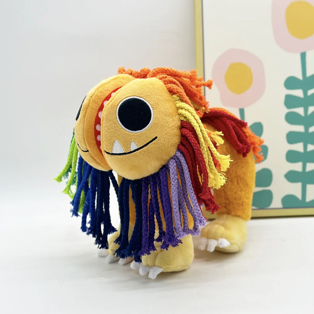 25 cm Yarnaby colorato leone bambola sorriso bicho giocattolo camera da letto divano decora cuscino per regali di compleanno per bambini