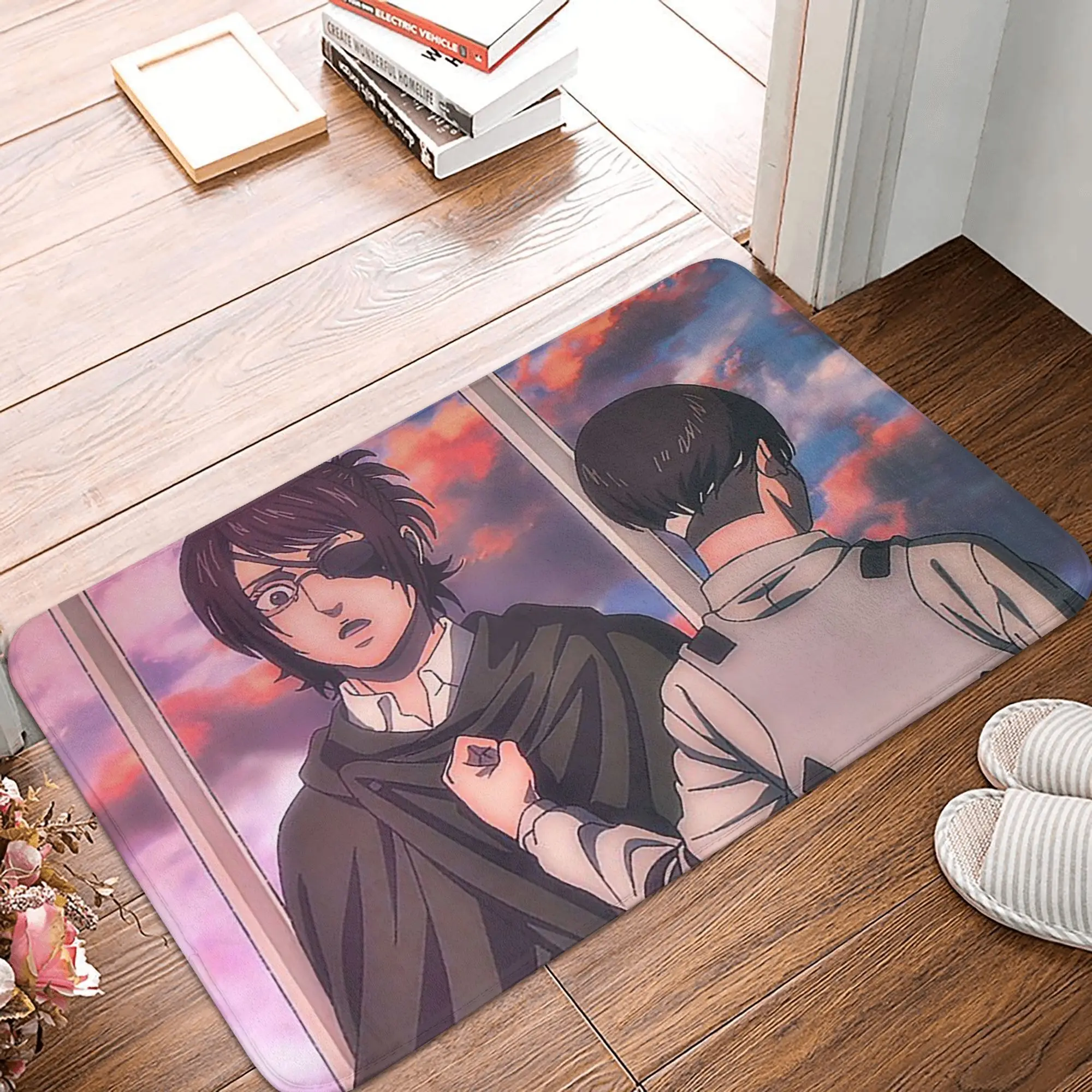 

Коврик для прихожей Attack On Titan Zeke Yeager, кухонный коврик для входа в дом, противоскользящий ковер для спальни, коврик для ног