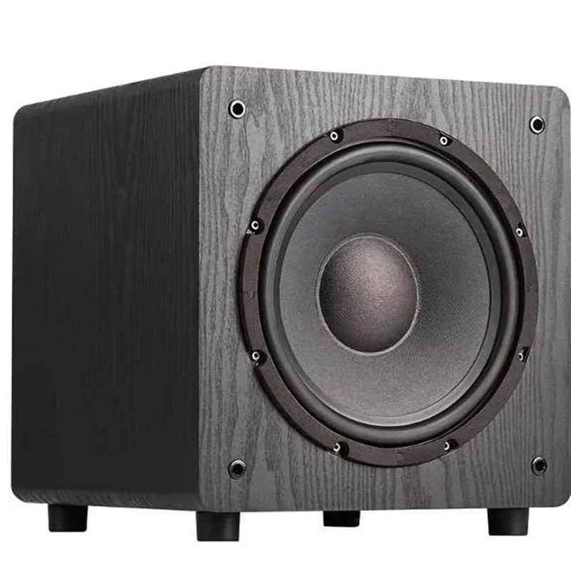 W3 10-inch Active Subwoofer with 180W High Power Output Built-in Toroidal Transformer Home-use Ultra-heavy Bass Speaker