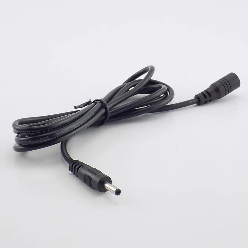 1/1.5/3/5/10M DC Power Cable Extension 5V 2A Cord Adapter 3.5mm x 1.35mm DC Male DC Female Connector for CCTV Security Camera