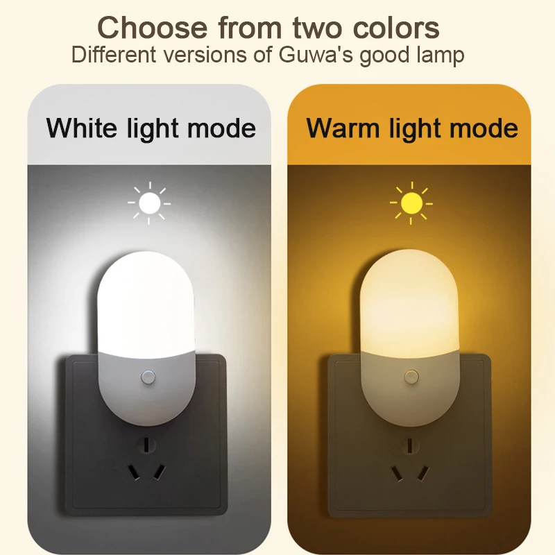 Led Mini Night Light Switch Plug-In Led Light protezione per gli occhi lampada da notte uso per comodino Baby Feeding Living Room