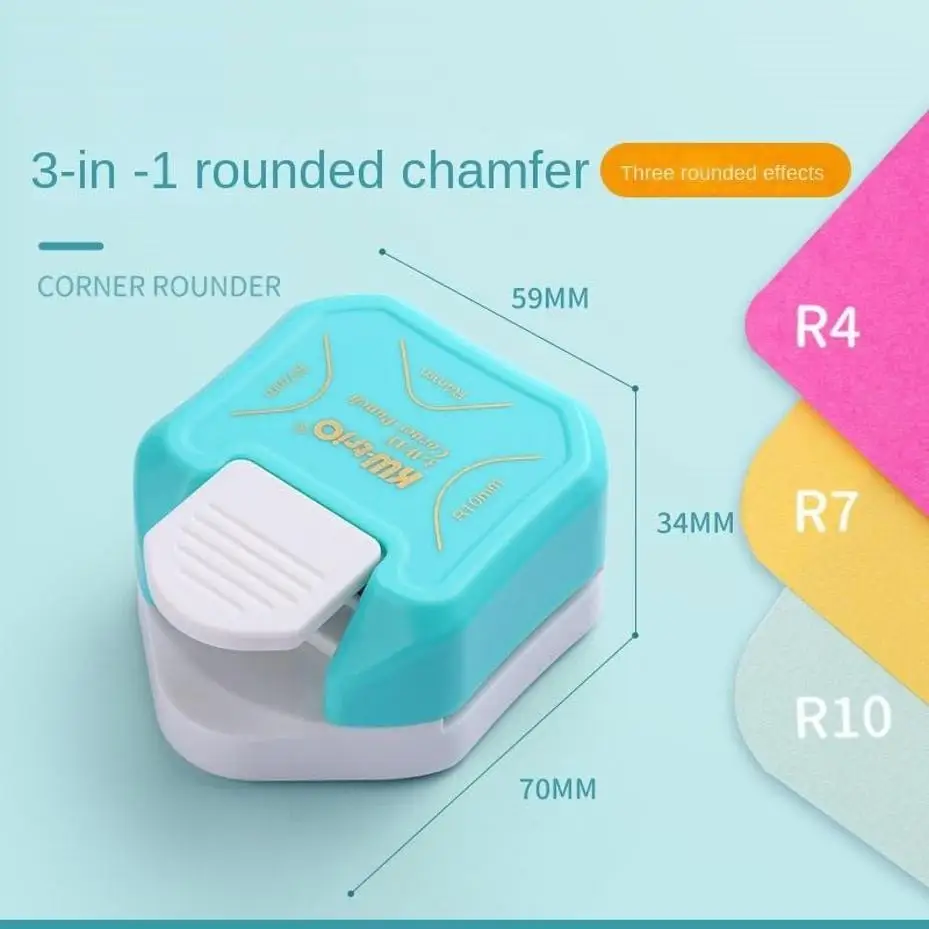 

1 шт. новый угловой круглый мини-триммер для углов дырокол R4/R7/R10 мм круглый угол DIY бумажная карта фотопланировщик режущие принадлежности