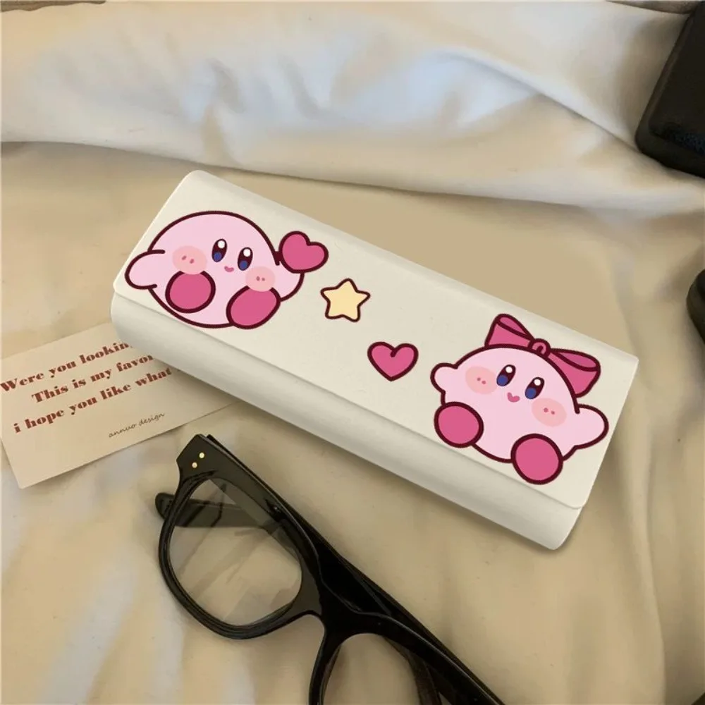 لطيف ستار كيربي نظارات صندوق الصلبة الراقية نظارات شمسية جلدية قصر النظر نظارات مقاومة للضغط نظارات صندوق تخزين #2