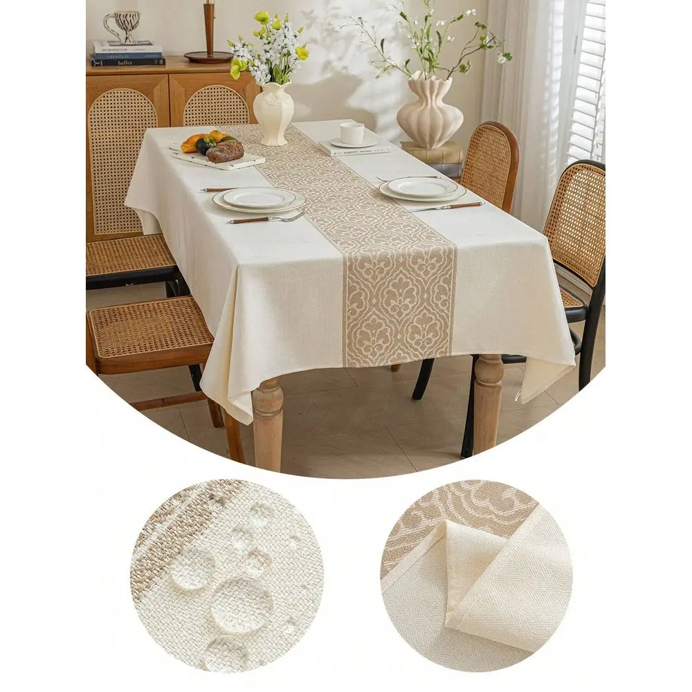 

Прямоугольная водонепроницаемая скатерть, доступны разные размеры, подходит для кухни, столовой, свадеб, украшения праздничных столов.