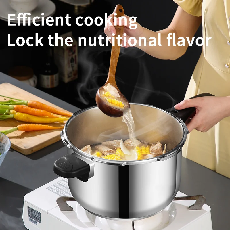 Panela De Pressão De Gás De Cozinha, Panela De Alta Pressão, Panela De Arroz, Economia De Energia, Proteção De Segurança, Máquina De Cozimento Rápido, 220V, 4L, 80KPa