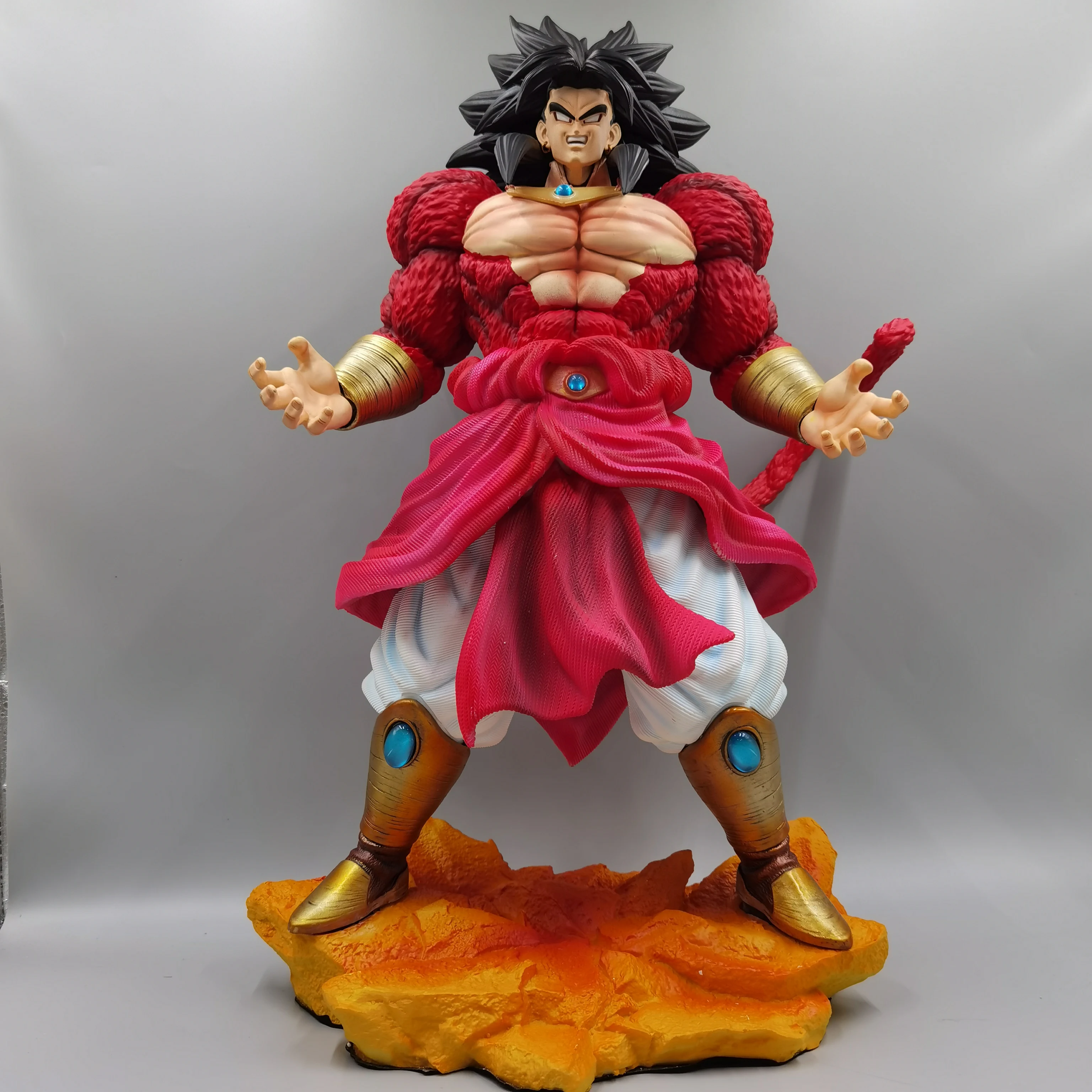 Figura de Dragon Ball de 50cm para niños, modelo de PVC periférico Broli, estatua coleccionable, adornos de decoración de escritorio, regalos de cumpleaños, juguetes