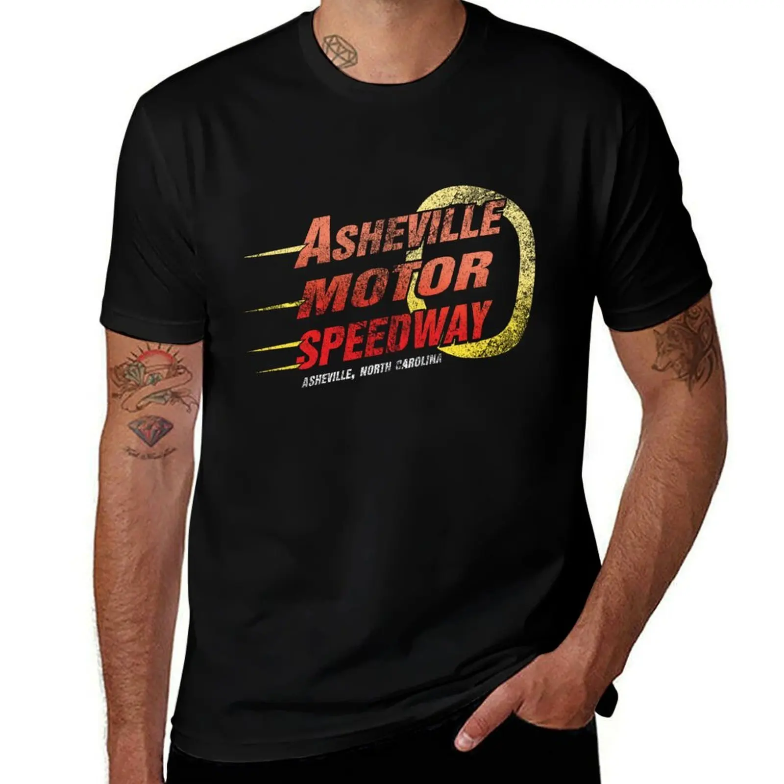 Asheville Motor Speedway T-Shirt Basic Regular Fit Casual T-Shirt