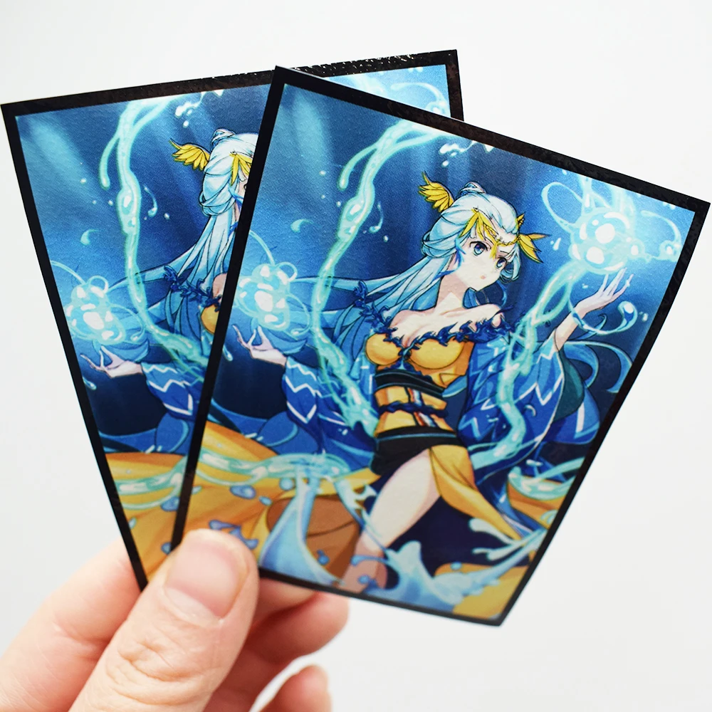 100PCS Card Sleeves Goddess Matte Board Games Ultimate OuterTrading Cards Protector Tarot Shield Magical Card Cover PKM 66x91MM