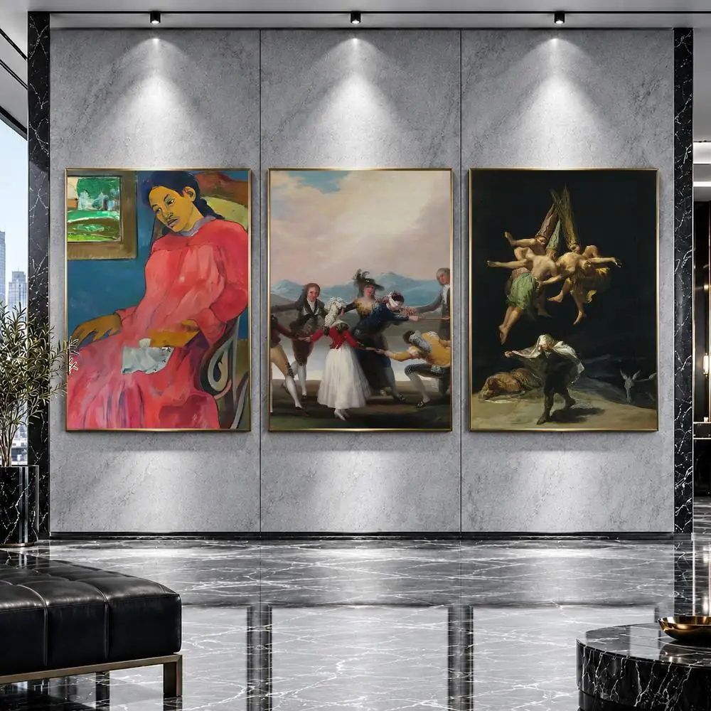 Art Francisco Goya Poster Poster HD Printing Premium Luxury Style Wall Art Home Decor For living room Bedroom Gift