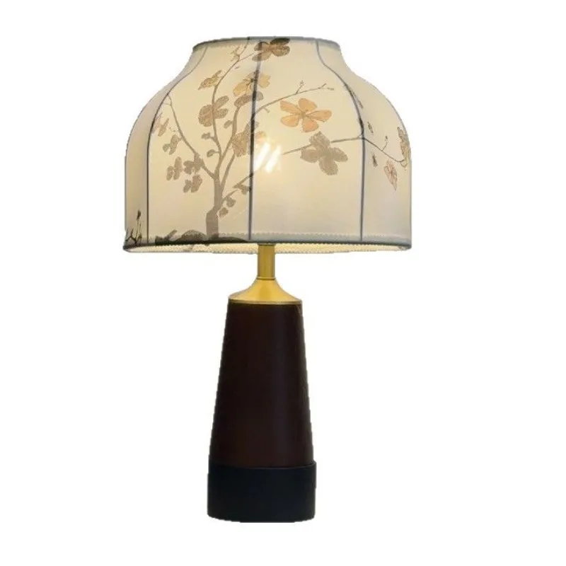 Medieval style bedroom pull wire switch desk lamp living room decorative lamp