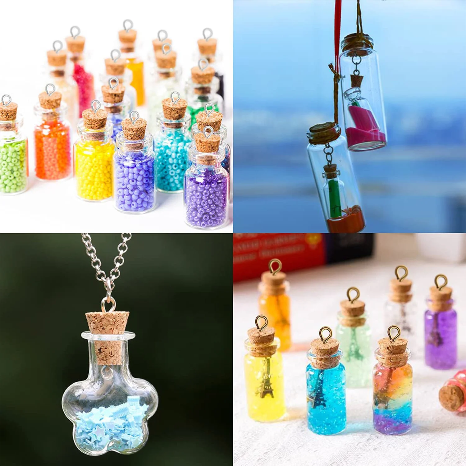 6er-Set Gold & Silber Kleine Schraubösen für Schmuckherstellung & DIY-Bastelarbeiten, Mini-Ösenschrauben für Kunstprojekte & Perlenanhänger – Detail 8