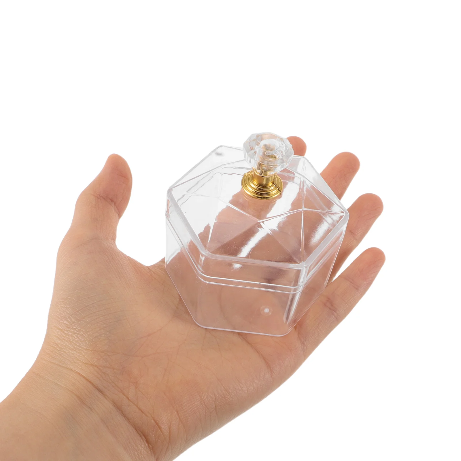 

12Pcs Clear Plastic Favor Boxes Elegant Hexagon Design for Wedding Candy Containers Party Favors Birthday Celebrations