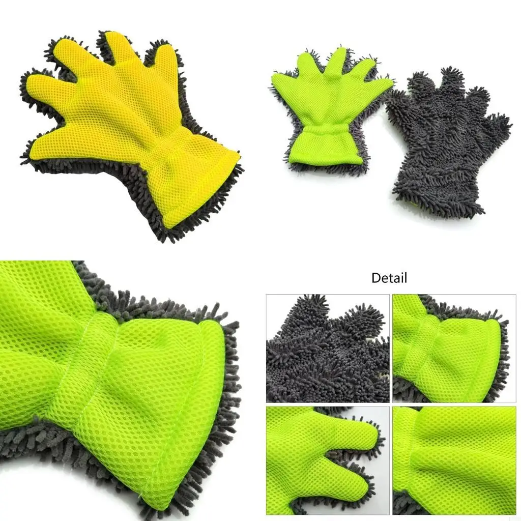 

Инструмент для очистки перчаток автомобилей для домашнего использования многофункциональных перчаток Auto Wash Mitt