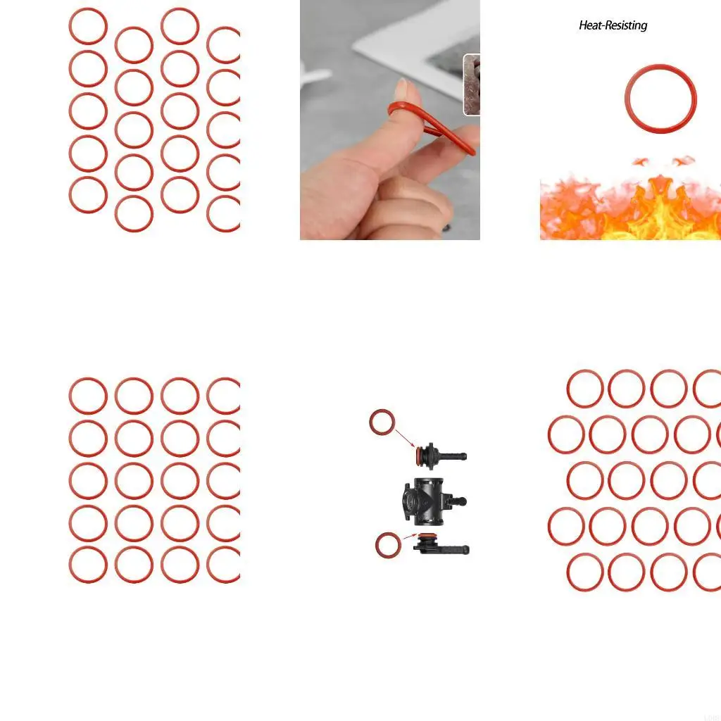 

Silicone Seals Easy Installation Outlet Valves Rings Perfect for Various Models