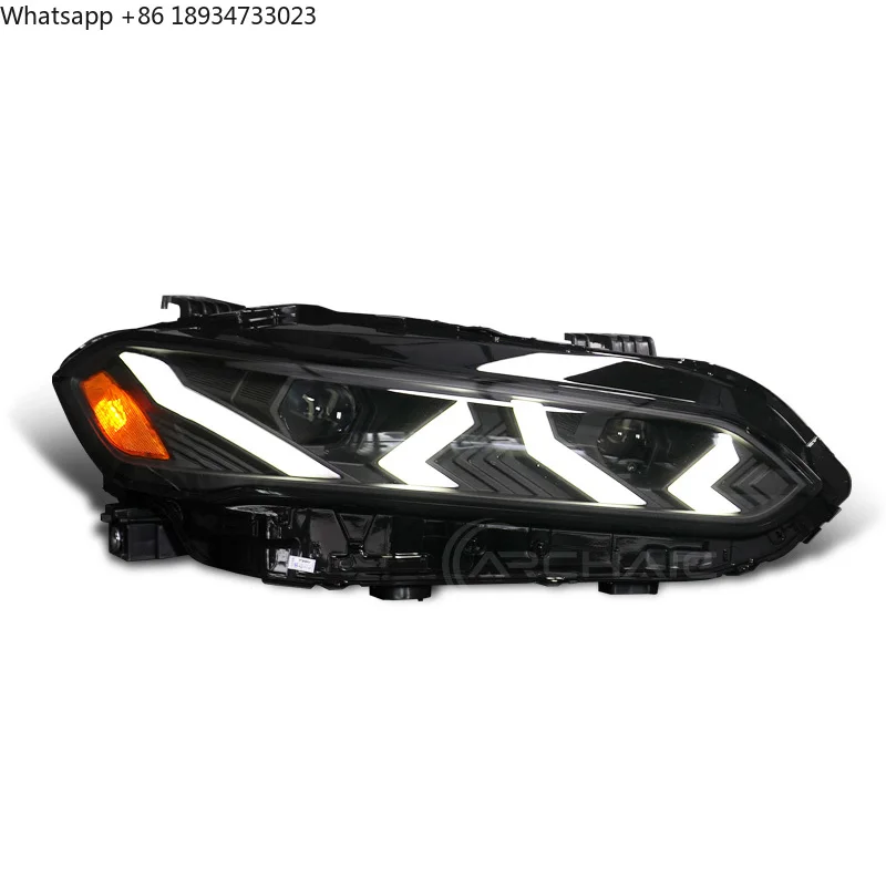 لهوندا ل سيفيك 2022-2025 LED الديناميكية متتابعة DRL المصابيح الأمامية الجديدة القديمة سيارة رئيس مصباح الإضاءة مع 6000 كيلو اللون #4