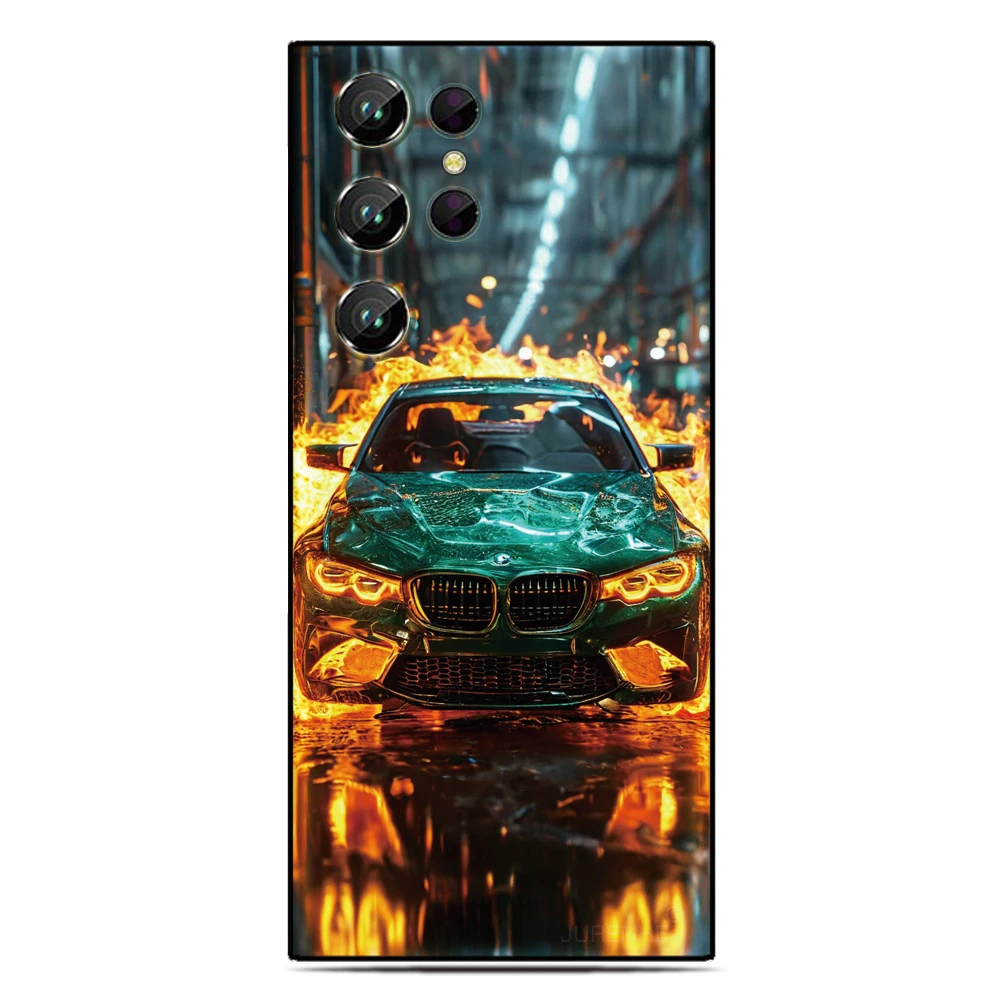 غطاء خلفي رائع للسيارة الرياضية لهاتف DOOGEE Note 56 59 58 N55 Plus N60 N50s N50 Pro لا شيء CMF Phone 1 2 2a One Two 3a Lite حافظة ناعمة