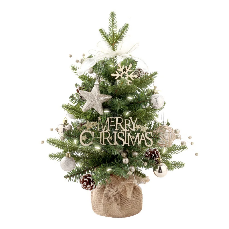 

PYH new Christmas decorations DIY boutique music mini Christmas tree set, party table ornament