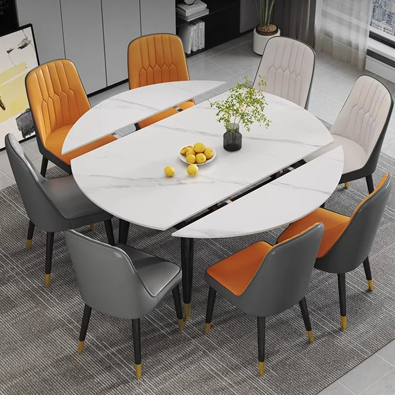 Modern Kids Stand Dining Table Half Round Mobile Room Dining Tables Small Space Saving Mesas De Jantar Restaurant Furniture