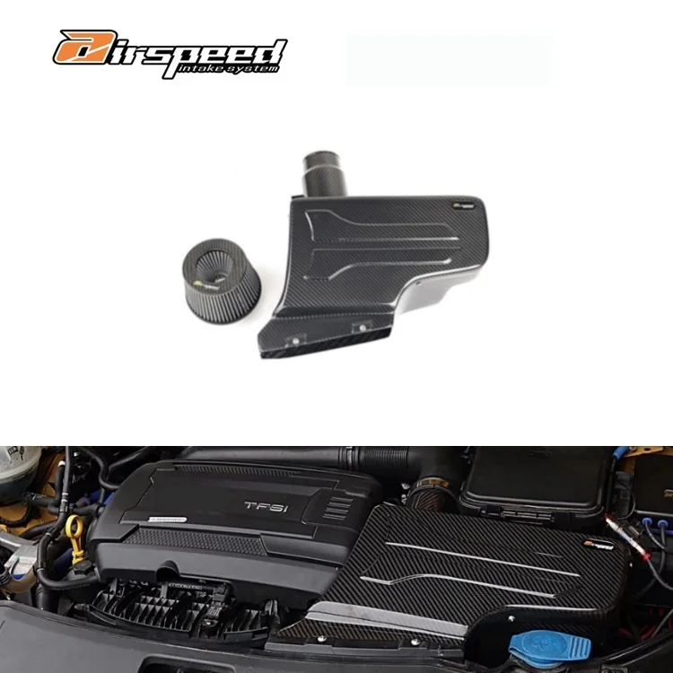 

Airspeed Brand Original Design Dry Carbon Fiber High Performance intake Filter Air intake System Kits Replace For Audi Q3 2.0T