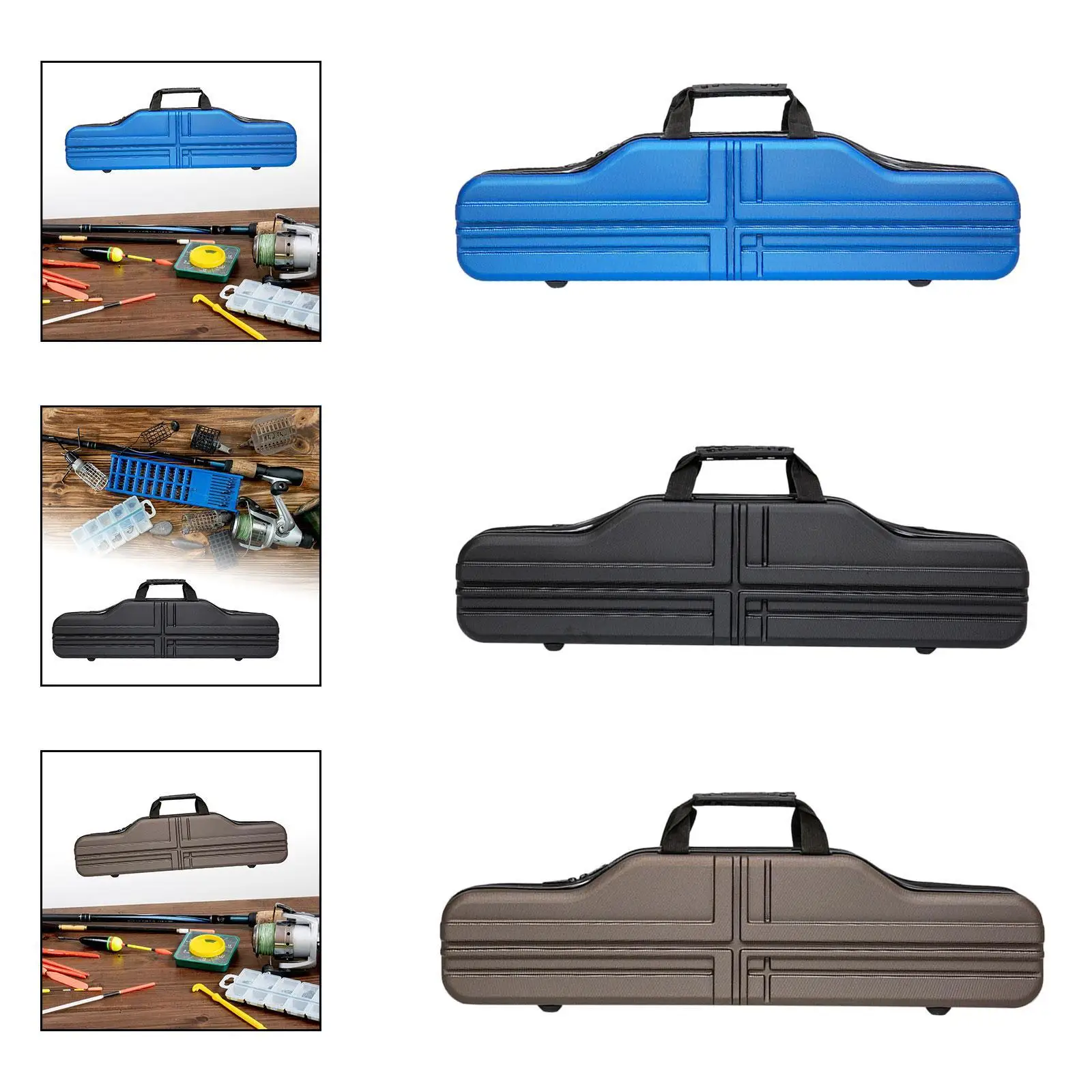 

Fishing Rod Storage Bag Hard Shell Fishing Pole Carrier Fishing Gear Bag
