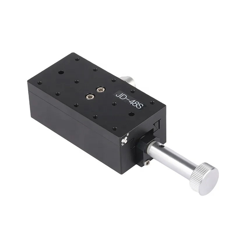 C&K JD1-48S X Axis High Capacity 40x80mm Trimming Platform Dovetail Type Manual Linear Stage Slider Optical Sliding Table 1 Year