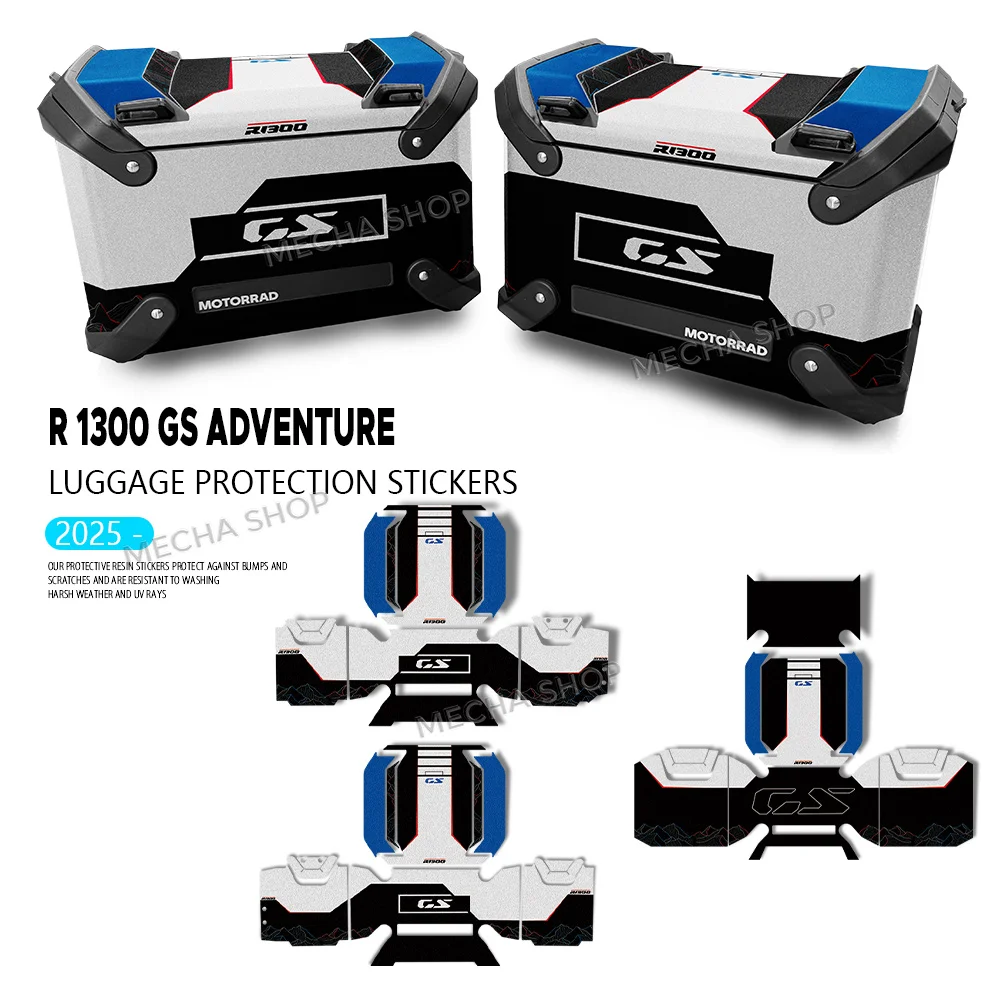

For R1300GS Adventure Aluminum Panniers Top Box Decal Sticker Kit Graphic Anti-slip Thickened Armor Decal