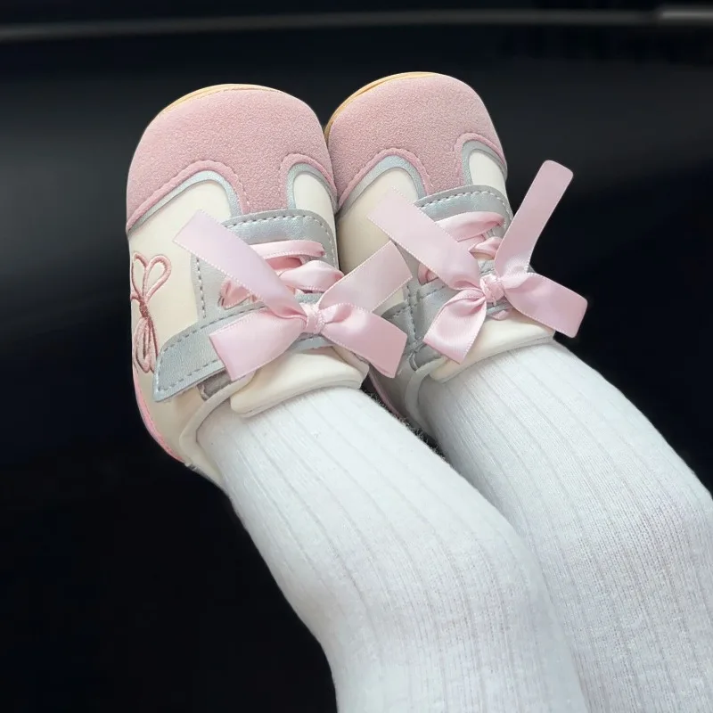 

Новая осенняя детская обувь для детей 6-12 месяцев, 1 года, обувь для маленьких девочек, 1 первая прогулочная обувь на мягкой подошве ​