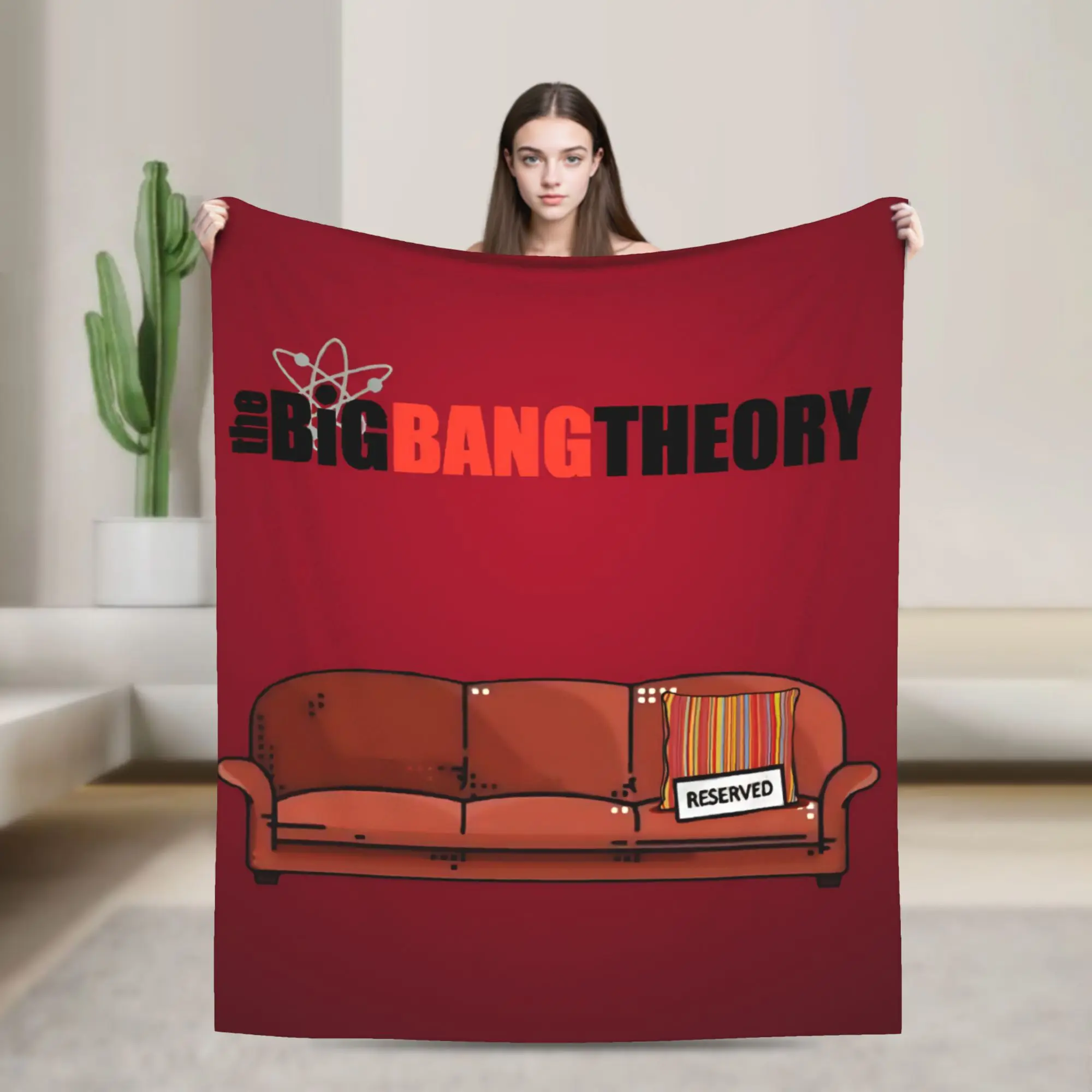 Warm Soft Blanket Travel The Big Bang Theory  Throw Blanket  Flannel Bedspread For Bedroom Street Trend Sofa Bed Cover