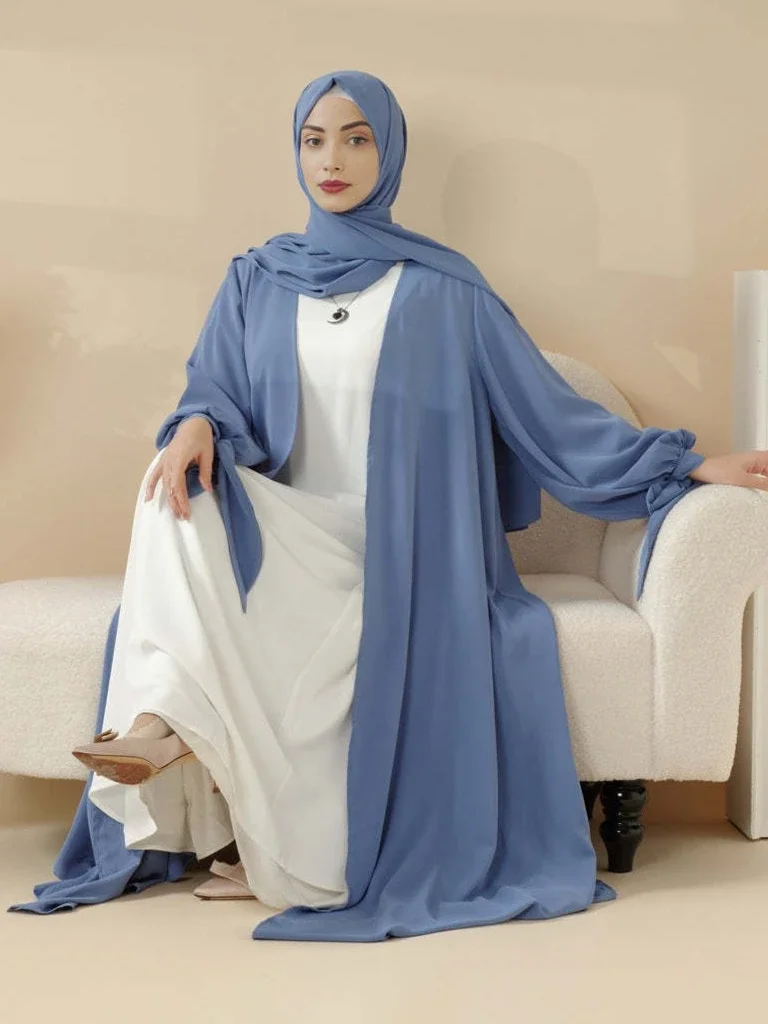 Eid Vrouwen Abaya Moslim Jurk Bandage Lace-up Vest Party Jalabiya Ramadan 2026 Vestidos Largos Arabische Lange Gewaad Marokko kaftan